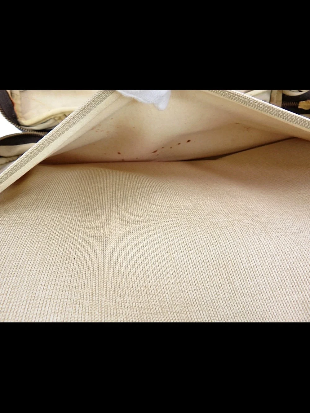 Louis Vuitton Monogram Canvas Briefcase with Tan Leather Trim